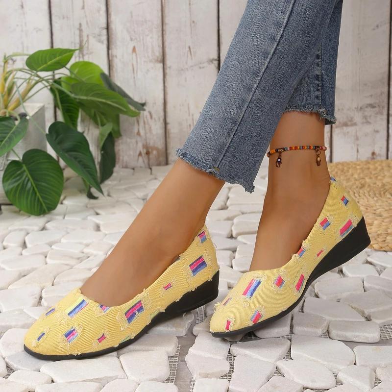 Модные и дышащие летние сетчатые легкие туфли для мам, повседневные нескользящие спортивные туфли из вулканизированной ткани для женщин