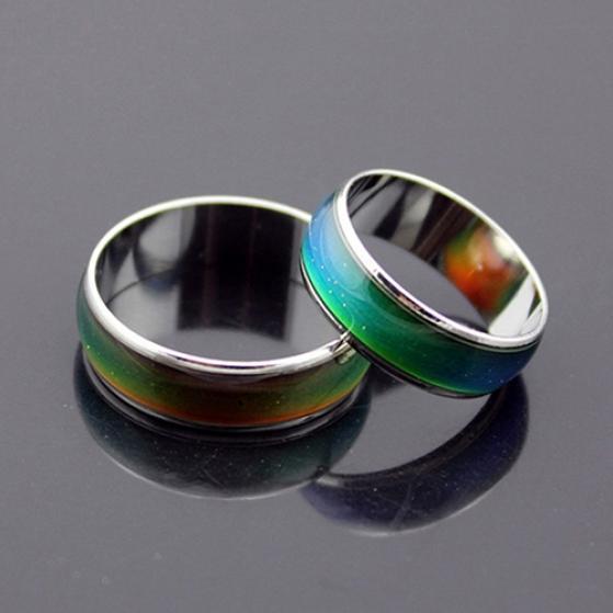 Women Men Emotion Feeling Changing Color Mood Temperature Couple Ring Jewelry