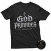 God Provides Gothic Christian Faith Cross T-Shirt