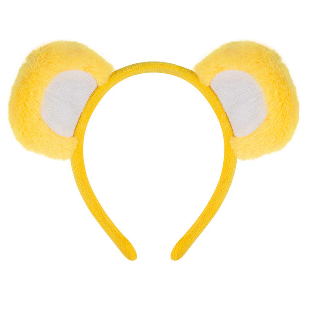 Lovely Plush Bear Ear Headband for Women Girl Birthday Party Gathering Headpiece School Event Accessory Stage Hairhoop