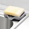 Мыльница, силиконовый поддон для раковины со сливным носиком, многоразовая, легко моющаяся, щетка для мытья столешницы, полка для хранения мыла, кухонный органайзер