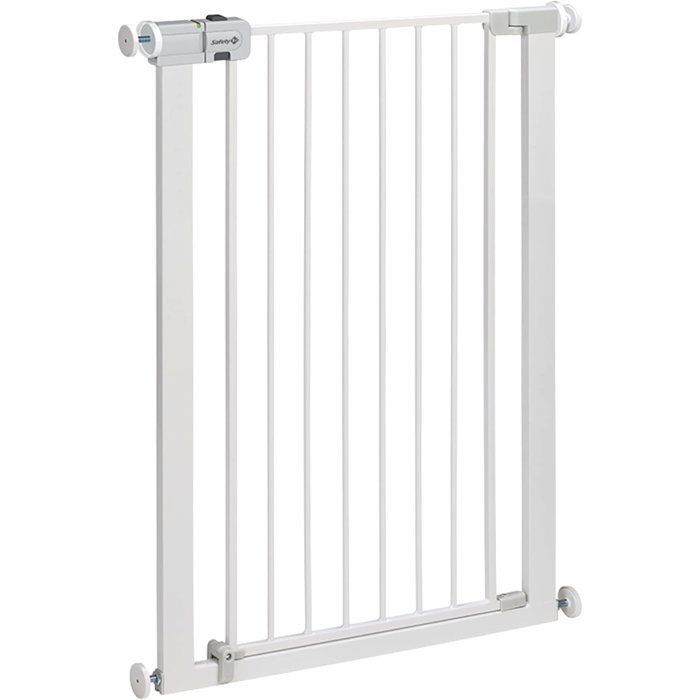 Barriere de sécurité enfant Easy Close Extra Tall - SAFETY 1ST - Métal - Blanc - Réglable de 73 a 80 cm