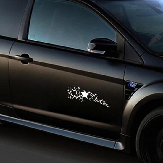 Яркая звезда автомобиля наклейка на окно мотоцикл грузовик кузов наклейка светоотражающий декор