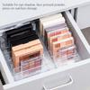 7 Grid Acrylic Press-on Nails Holder, Eyeshadow Palette Makeup Organizer Display Tray Storage Box for Table and Bathroom