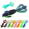 5Pcs 5.5CM/2G Soft Butterfly Shrimp Lure with Curly Tail Colorful Artificial Bait Saltwater Freshwater Bass Walleye Trout Fishing Accessories