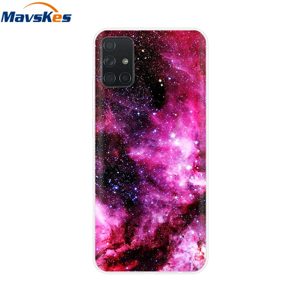 Чехол для Samsung Galaxy A51 Силиконовый Прозрачная Задняя Крышка Чехол для Телефона для Samsung Galaxy A71 SM-A715F A515F A 51 71 Чехол Fundas