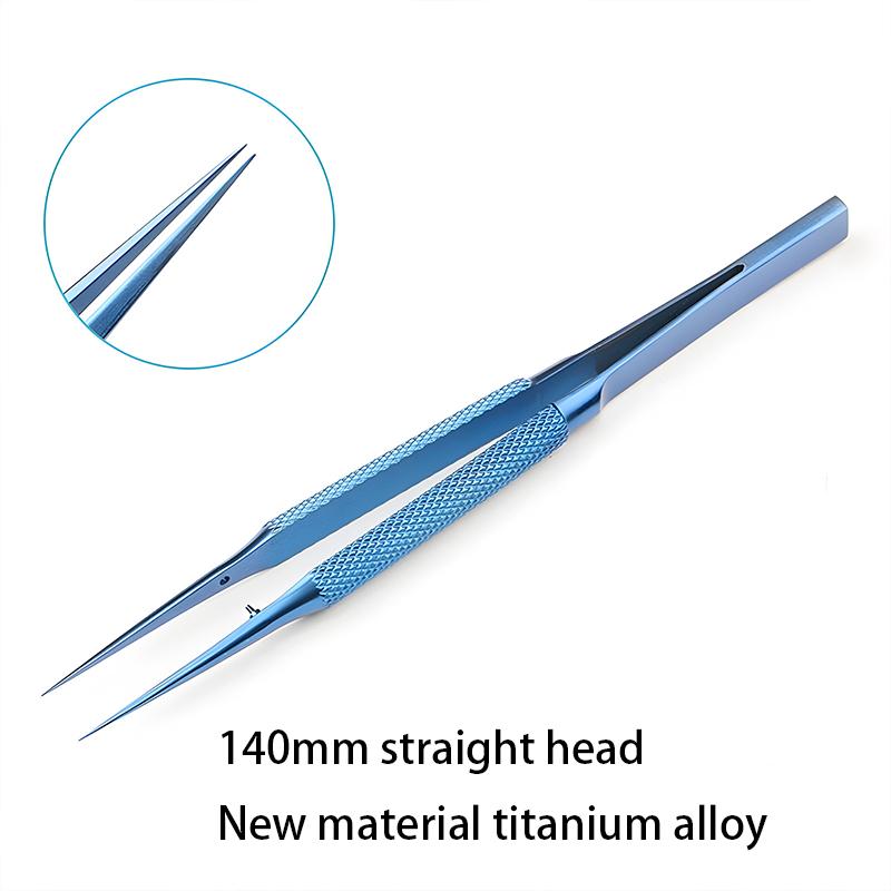 Professional Electronics Repair Tweezer Titanium Alloy Anti-Static Forceps with Fine Point for Motherboard SMD Fly Line Handling