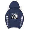 Tokyo Revengers Gang Group Unisex Fleece Hoodie Autumn Winter Black White Manga Print Long Sleeve Anime Pullover Sweatshirt