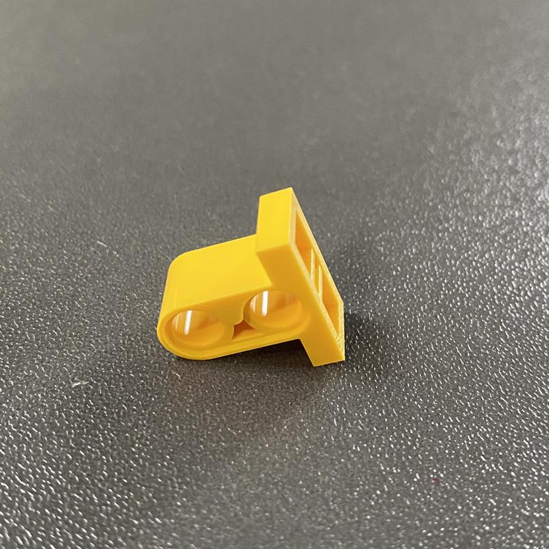 Запасные части для строительных блоков из мелких частиц, совместимые строительные блоки 32530, аксессуары 1X2X1, привязные детали, пластина с Т-образным ремнем и 2 отверстиями