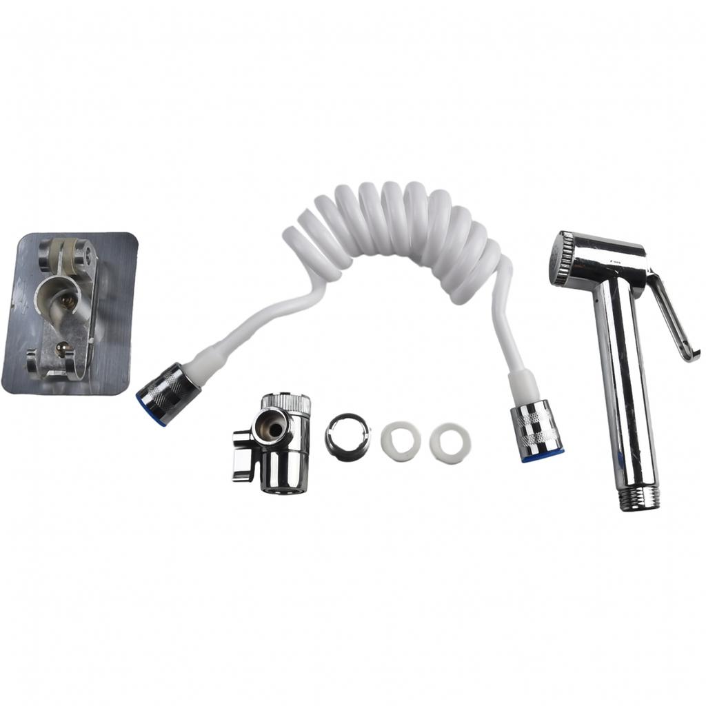 Hand Sprayer Set Basin Sink ABS Silver Parts Household Bathroom Faucet