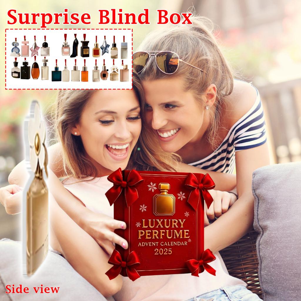 Парфюмерный рождественский адвент-календарь с акриловыми подвесками для праздничных подарков и торжеств