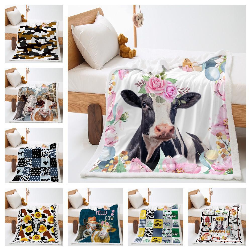 Customized Coral Fleece Flannel Blanket - Digital Print, Perfect for Office or Air Conditioning Use