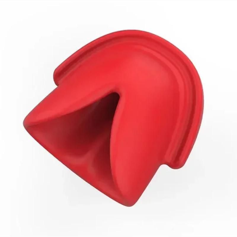 Новый красный фиксатор языка, кляп-шар, невидимый силиконовый кляп-шар, SM-бондаж, эротические игровые реквизиты для пар, товары для взрослых, 18