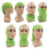 Окрашивание цветной шейный платок для мужчин и женщин, простая бандана, многофункциональный платок, ветрозащитный щиток для лица, бесшовный трубчатый снуд, утеплитель