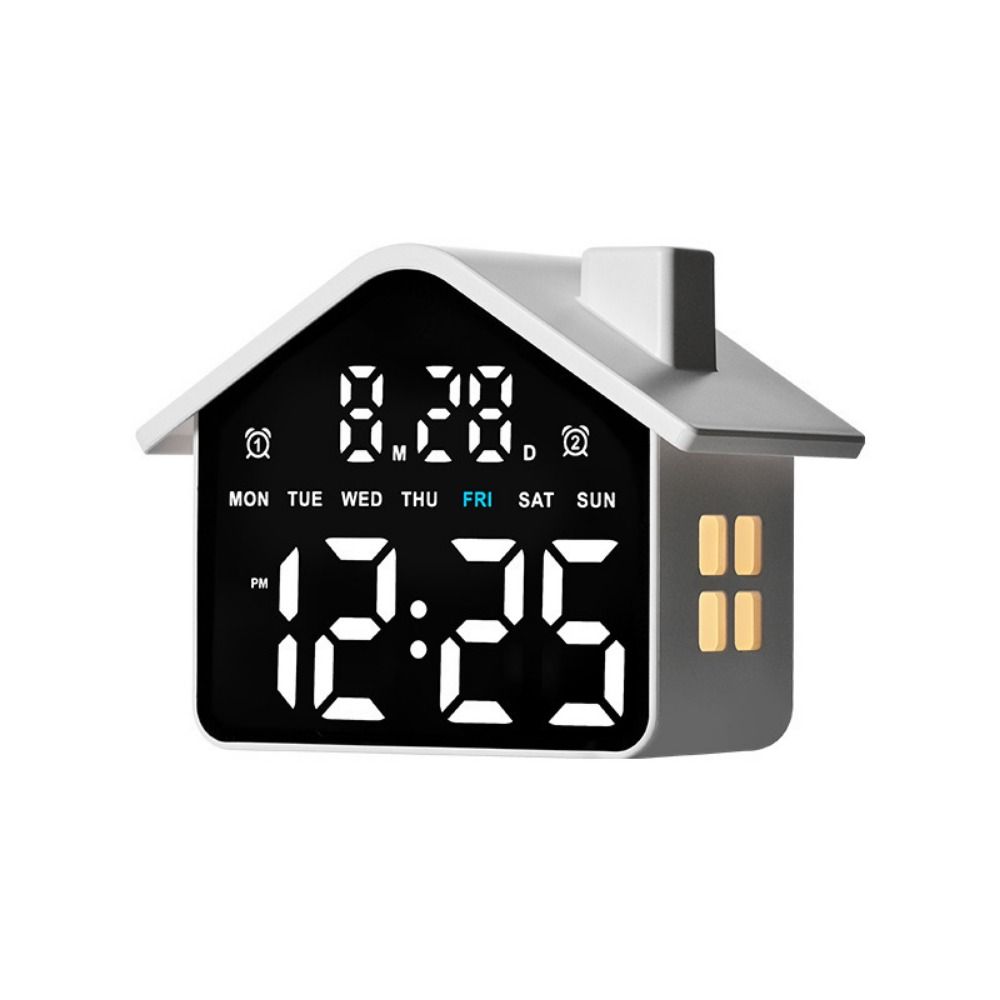 Night Light LED Alarm Clock Minimalist Digital Table Clock Electronic Clock Bedside Decoration