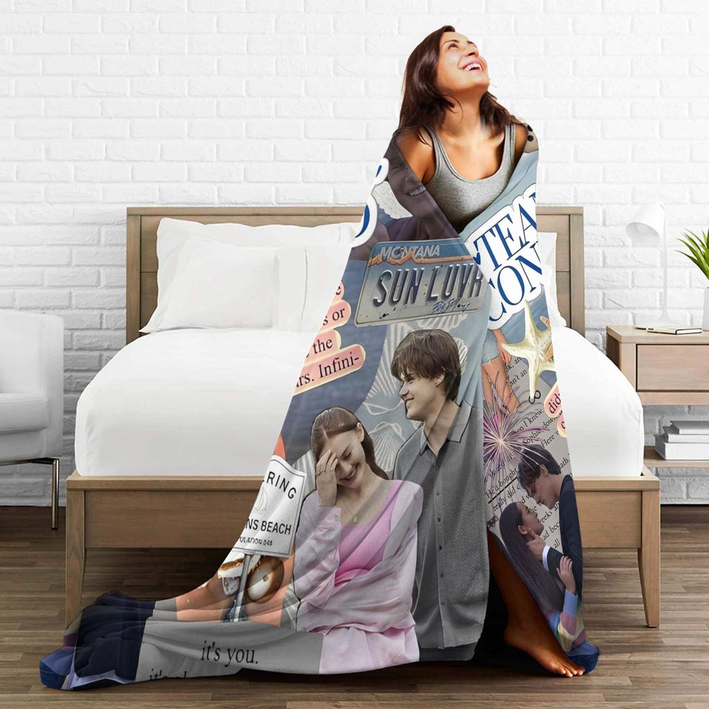 The Summer I Turned Pretty Team Conrad Blankets Fleece  Super Soft Throw Blankets for Home Couch Bed Rug
