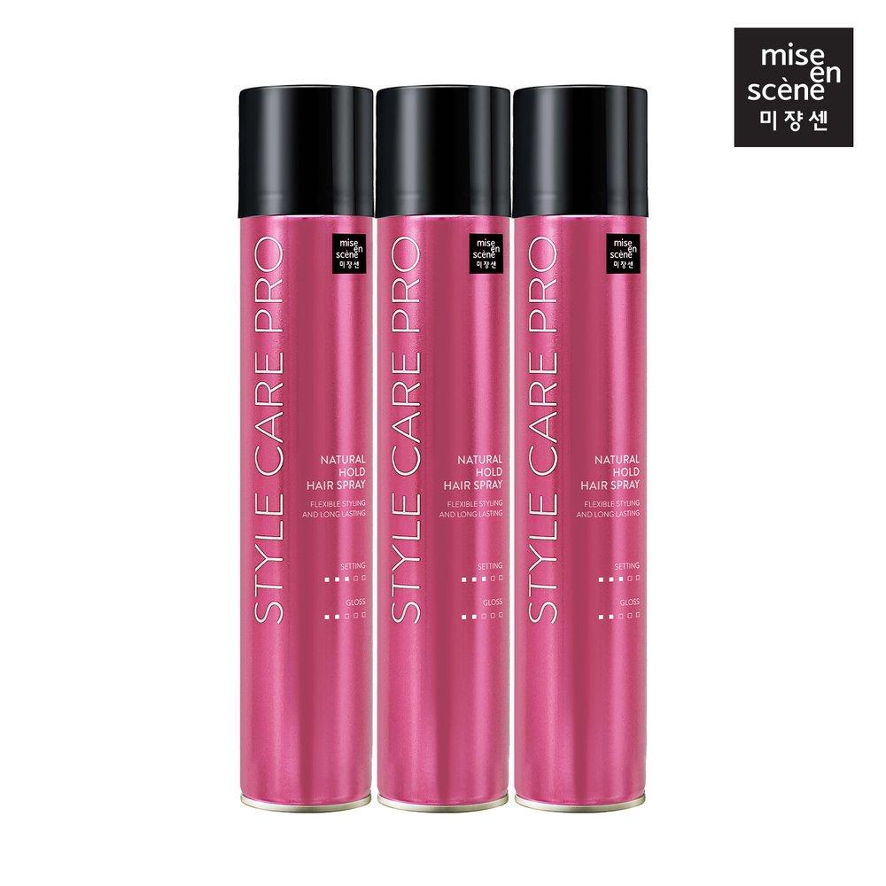 mise en scène Style Care Hair Spray Natural Hold 300ml*3