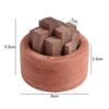 Eco-Friendly Wood Art Fireless Aromatherapy Round Wooden Aromatherapy  Home Decoration
