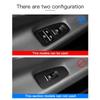 4PCS For BMW F07 GT Car Window Lifter Control Frame Window Switch Decor Armrest Panel Stickers Carbon Fiber Accessories