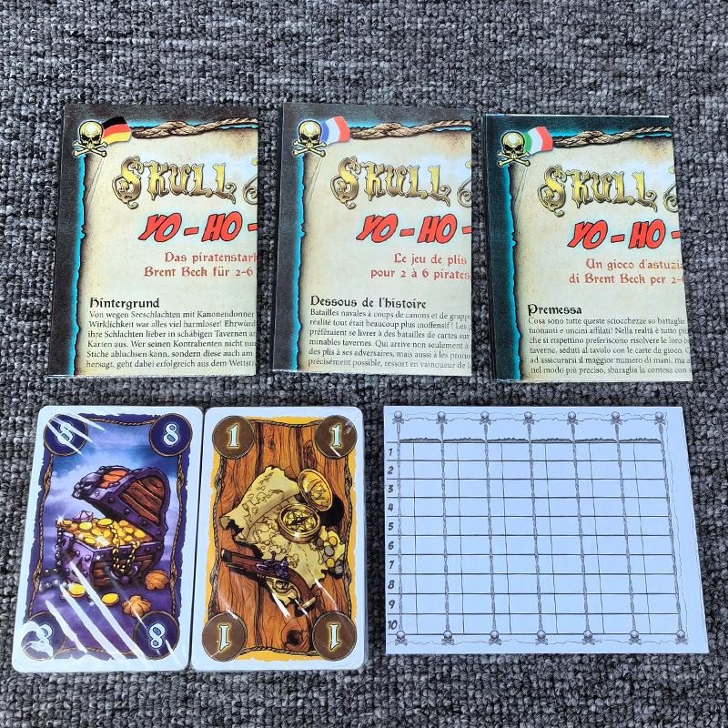 Kull King Skeleton King Ultimate Pirate Trick Game Party Настольная игра Обложка Asset Creator Cards