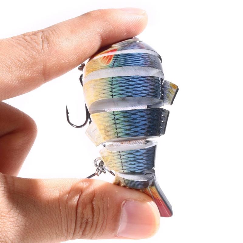 Multi Jointed Crankbaits 6 Segment Hard Baits Trout Lures Swimbait Minnow Fishing Lures Wobbler Fishing Tackle