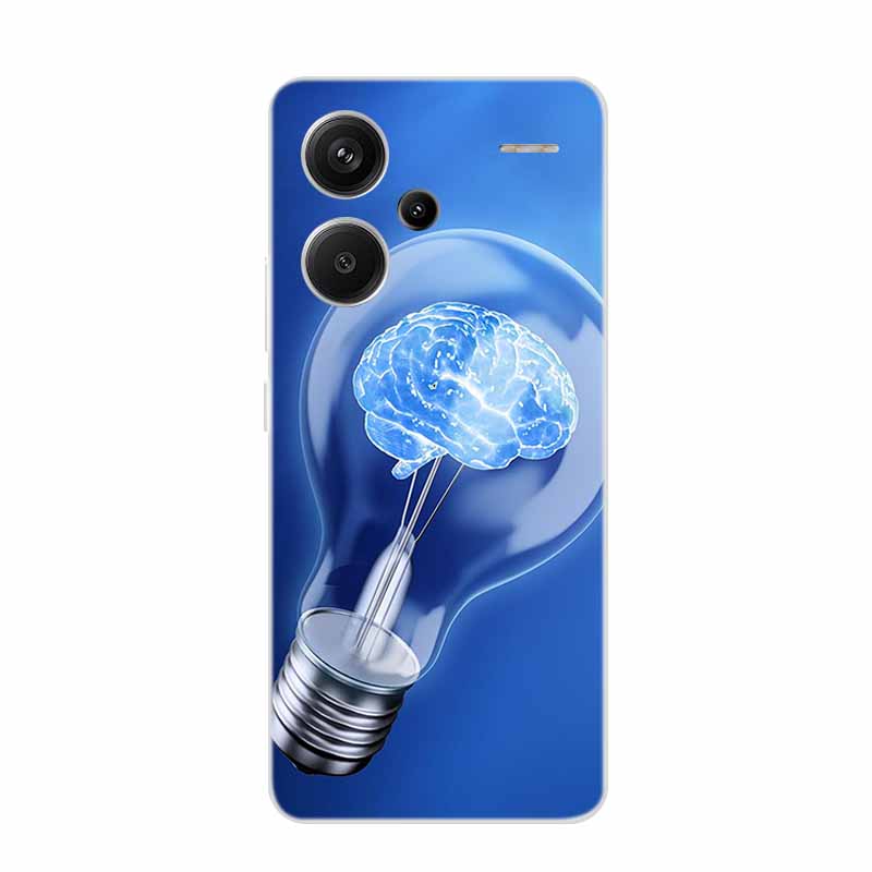 Чехол для Redmi Note 13 Pro+ Note13 Pro Plus Прозрачный Силиконовый Мягкий ТПУ Задняя Крышка Чехлы Для Xiaomi Redmi Note 13 Pro Plus 5G Чехол