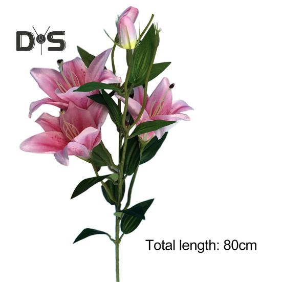 6 голов/ветка Пасхальный яркий искусственный цветок ветка домашний декор для свадебной вечеринки