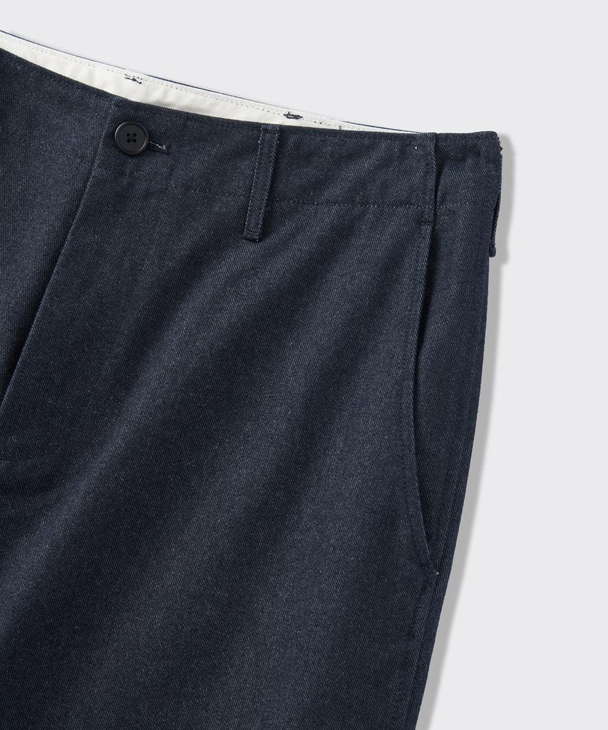 MUSINSA STANDARD Denim-Like Officer Pants [Deep Indigo]
