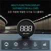 Цифровой спидометр GPS HUD Автомобильный проекционный дисплей Сигнализация превышения скорости Счетчик км/ч Одометр Компас Автоматические датчики Электронные аксессуары