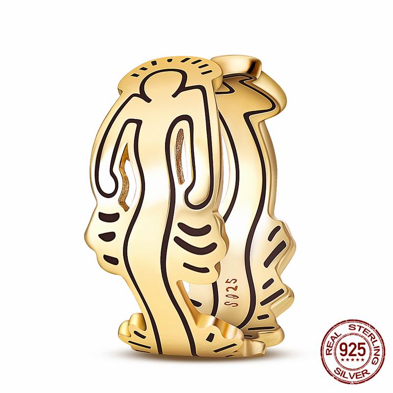 Абсолютно новое 100% подлинное 925 серебряное женское кольцо оригинальное сердце корона розовое золото кристалл обручальное кольцо годовщина свадьбы ювелирное изделие