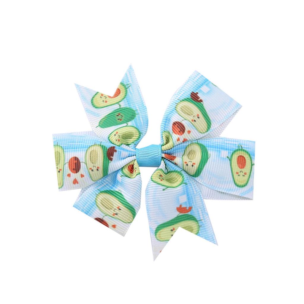 A313 Лента гросгрейн «Единорог» Заколка для волос с бантом «шесть ушей» для детей – Рождественская коллекция