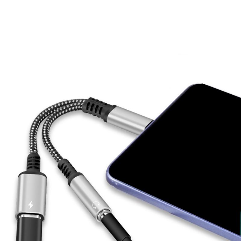 Одновременная зарядка и звук USB C адаптер для чистого звука на телефоне и устройствах