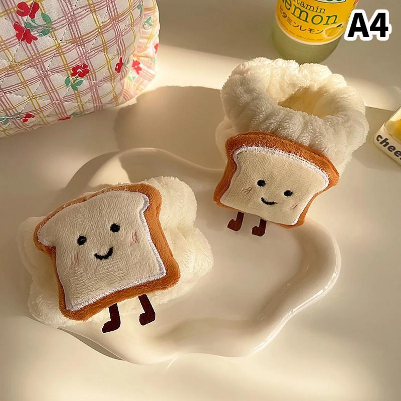 Спа-повязка на голову, повязка на запястье для умывания лица, флисовая повязка для ухода за кожей, повязка на запястье для женщин и девочек, макияж