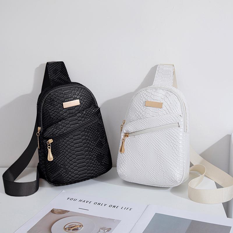 Нагрудная сумка с узором змеи, модная новая сумка-мессенджер большой вместимости, сумка для мобильного телефона, женская маленькая сумка-мессенджер