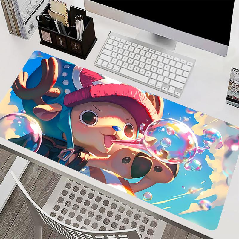 Mousepad Laptop Office Cabinet Keyboard Pad PC Desk Mat Large Mouse Pad One Piece Tony Tony Chopper Non-slip Rubber Extended Pad