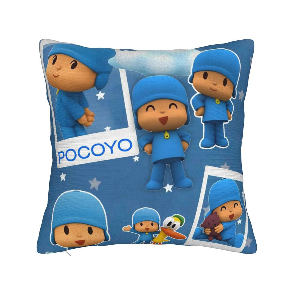 Decorative Pillow Cover Pocoyoes Cartoon Comdy Stuff Home  Throw Pillow Case Cover Drop Shipping Multi-Size