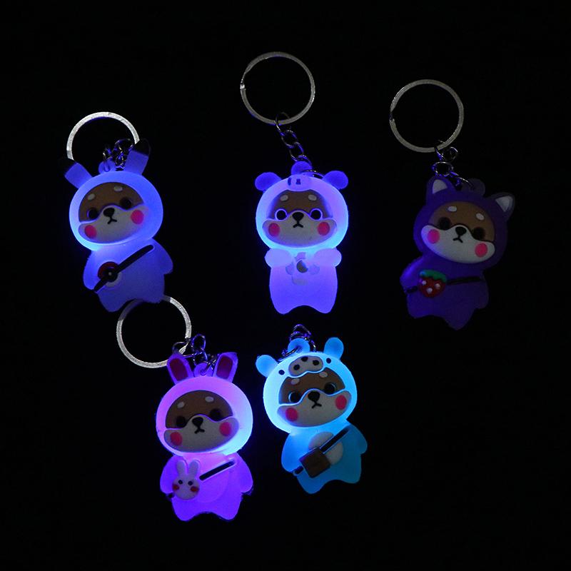 Светящийся мультяшный брелок Chaigou, сумка, подвеска, автомобиль, милый брелок для ключей, игрушечная фигурка, подвеска, коллекционные подарки для детей, креативный брелок