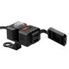 Мотоциклетный электромобиль USB зарядка мобильного телефона водонепроницаемый переключатель интегрированный руль зеркало заднего вида, 9-32 В