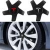 4pcs For Tesla Model 3 Model Y 2018-2021 1844234-B Auto Accessories 19-inch Car Wheel Hub Center Cover Emblem Modification Parts