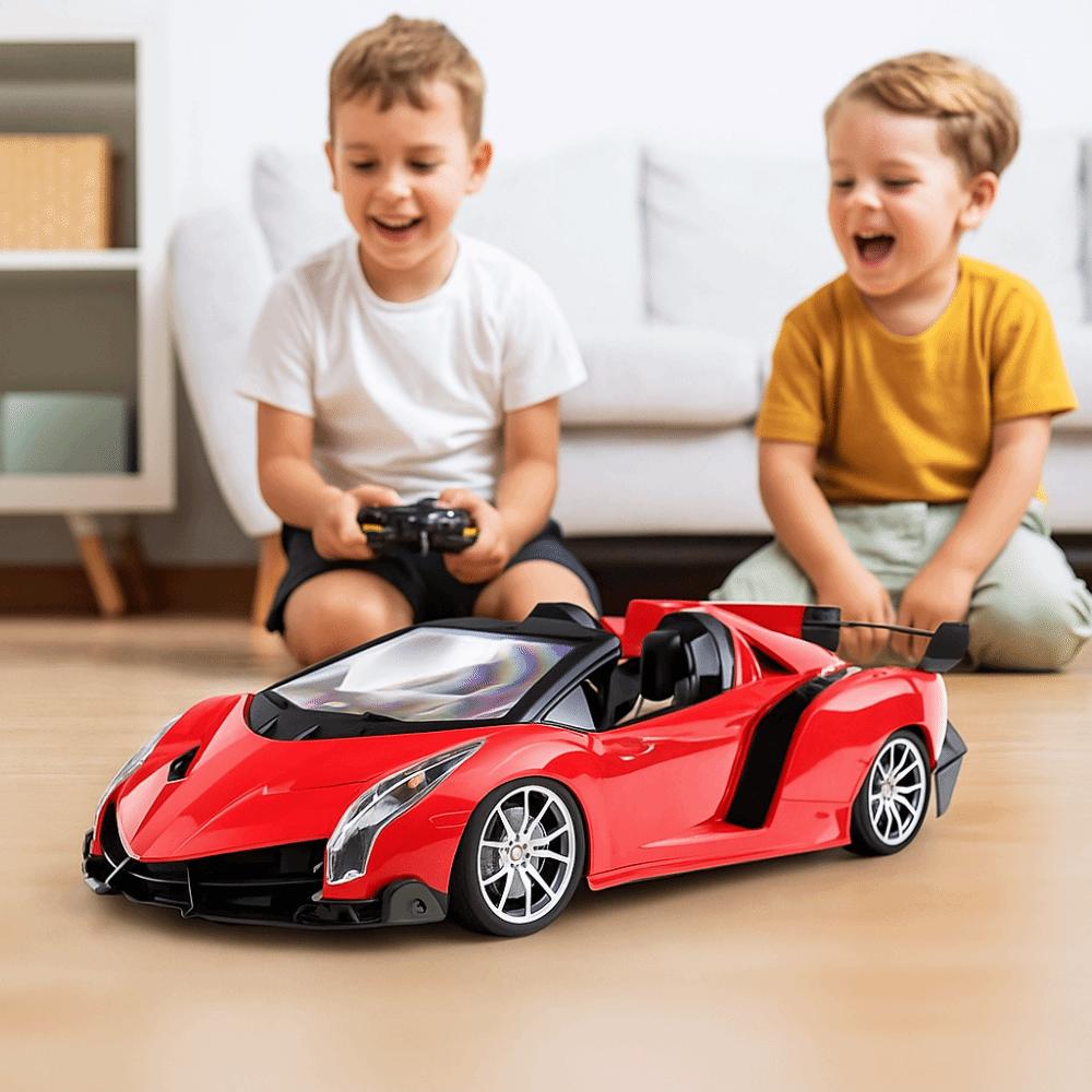 LED Light Drift RC Car Steering Wheel Remote Electric Toy High Speed Car Sports Car