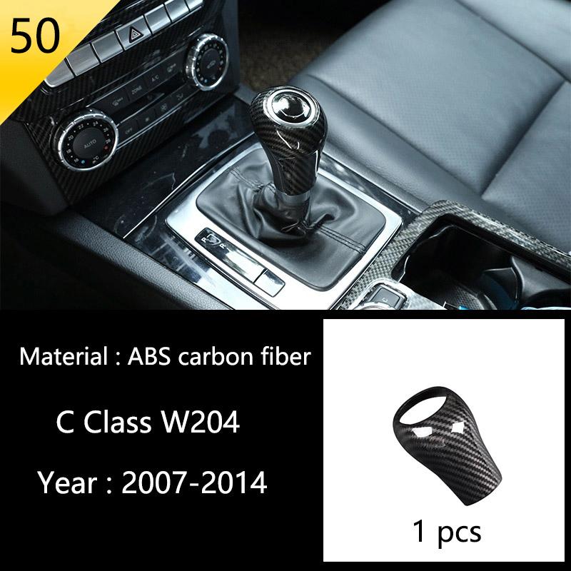 Для Mercedes Benz C Class W204 C180 C200 C260 автомобильная панель окна двери из углеродного волокна полоса защитная отделка наклейка аксессуары