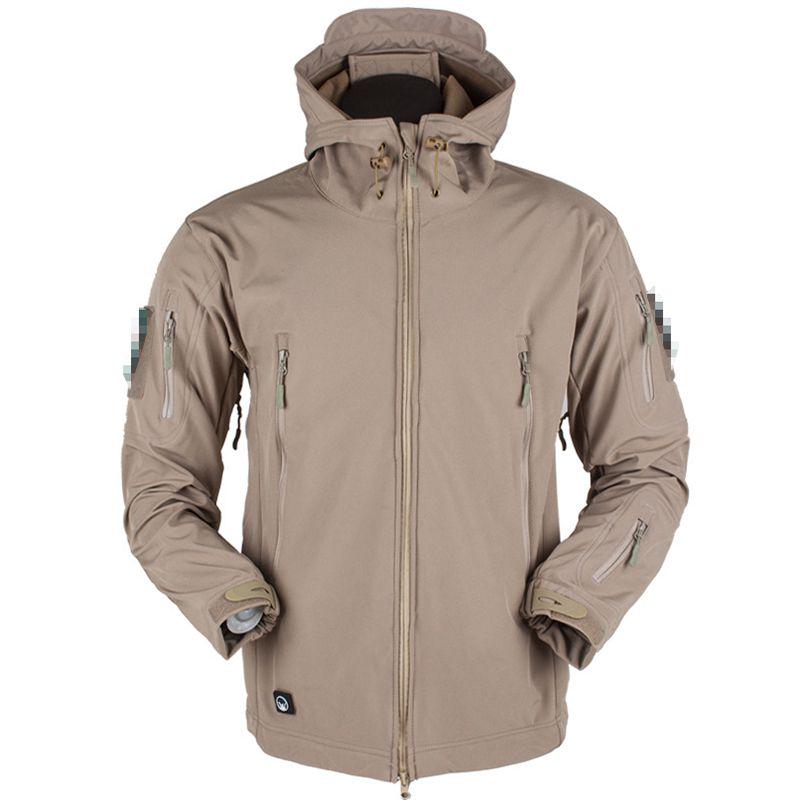 Универсальная мужская зимняя куртка с ветрозащитным капюшоном и многофункциональными карманами для активного отдыха