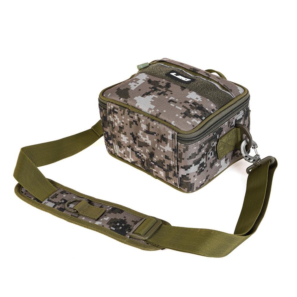3.4L Fishing Storage Bag 21x11x17cm Fishing Shoulder Bag Durable Fishing Organizer Bag For Camping