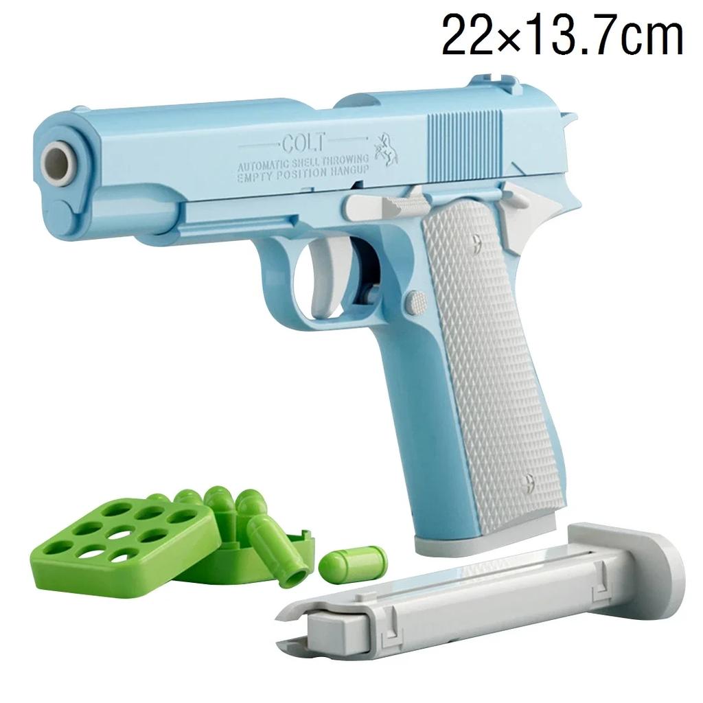 Mini Model Gravity Straight Jump Toy 3D Printed Gun Non-Firing  Cub Radish Toy Knife Kids Stress Relief Toy Christmas Gift