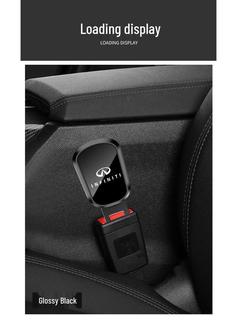 Удлинитель и вставка для пряжки ремня безопасности Infiniti QX50/Q50L