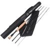 M MAXIMUMCATCH Maxcatch Black Star Fly Fishing IM10 Carbon 4 Piece Fly Rod Fiber, (9'7 вес)