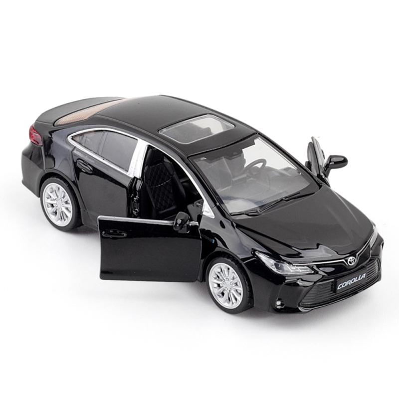Alloy Simulation 1:33 Compatible For Corolla Car Toy Colored Pull-back Off-road Car Model Living