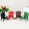 Miniature Beach Chair 1:12/1:16 Scale Decorative Models Wood Mini Size Chair Figure