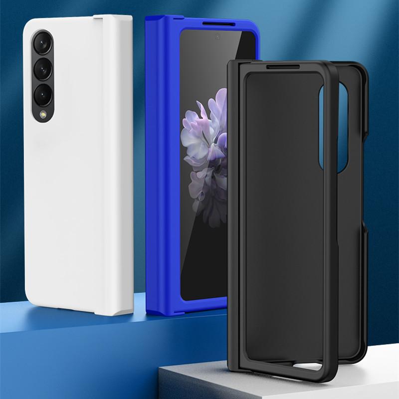 Shockproof Zfold3 Phone Accessories Case For Samsung Galaxy Z Fold4 Fold 4 Fold3 Fold 3 5g Anti -Slip Cover For Samsung Fold4