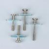 2Pcs Plunger Latches Spring-Loaded Door Lift Adjustment Rod Latch Door Hardware Spring Latch